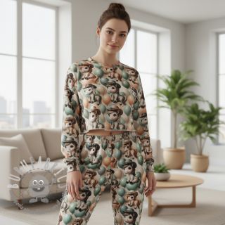 Felpa Happy horse design B digital print