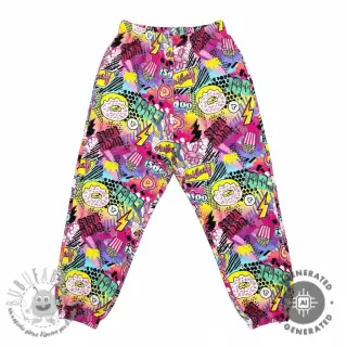 Felpa Manga fuchsia digital print