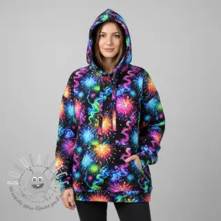 Felpa Fire works design C digital print
