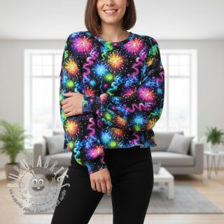 Felpa Fire works design C digital print