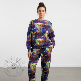 Felpa Fantasy planets digital print