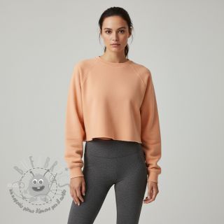 Felpa garzata JOGGING light salmon