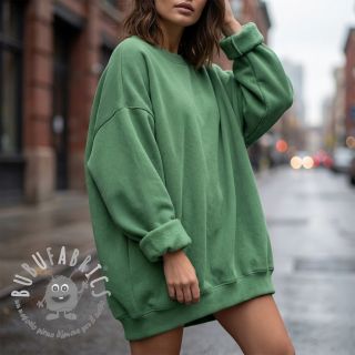 Felpa garzata JOGGING forest green