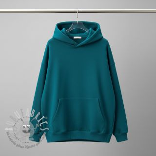 Felpa garzata JOGGING petrol