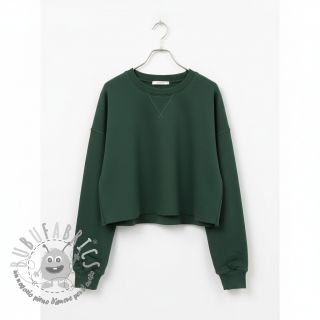 Felpa garzata JOGGING dark green