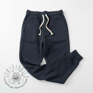 Felpa garzata JOGGING navy melange