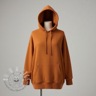 Felpa garzata JOGGING rust