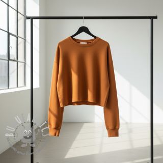 Felpa garzata JOGGING rust