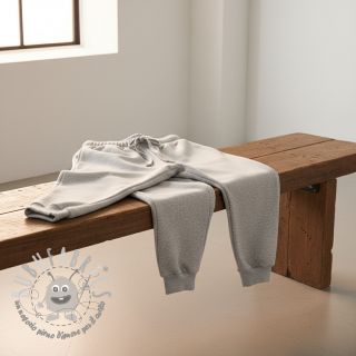 Felpa garzata JOGGING ecru melange