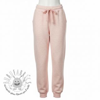 Felpa garzata JOGGING rose melange