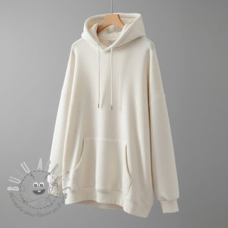 Felpa garzata JOGGING ecru