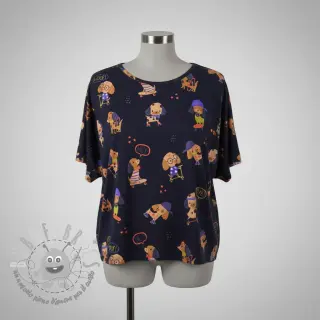 Jersey Dogs navy digital print