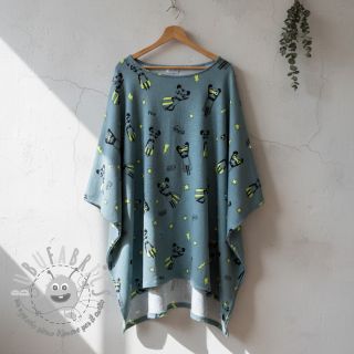 Jersey NEON Super heroes smoke blue melange