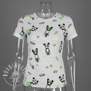 Jersey NEON Super heroes ecru melange