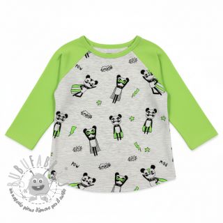 Jersey NEON Super heroes ecru melange