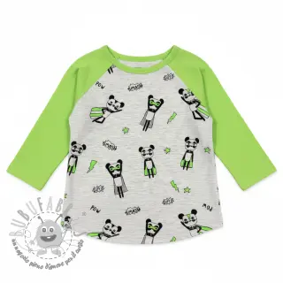 Jersey NEON Super heroes ecru melange