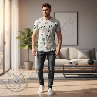 Jersey NEON Super heroes ecru melange