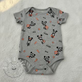 Jersey NEON Super heroes light grey melange