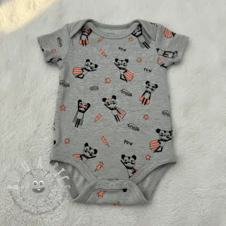 Jersey NEON Super heroes light grey melange