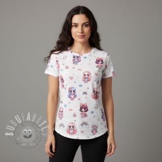 Jersey Dolls white digital print