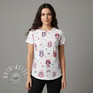 Jersey Dolls white digital print