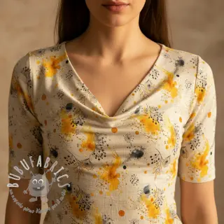 Jersey VISCOSE Soothing Fields yellow digital print