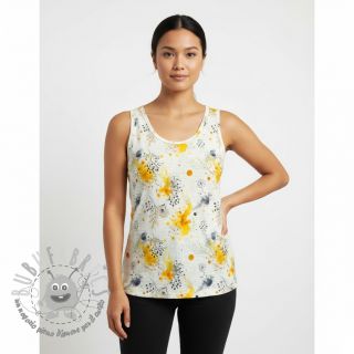 Jersey VISCOSE Soothing Fields yellow digital print