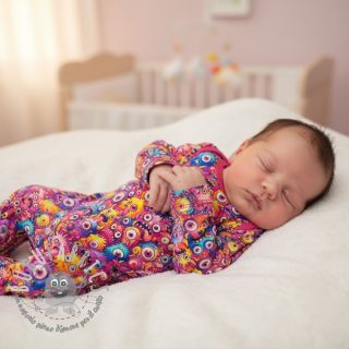 Jersey Funny faces design B digital print