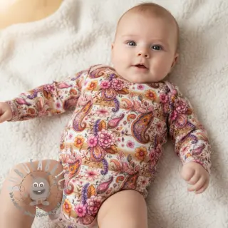 Jersey Paisley woody design A digital print