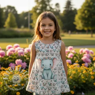Jersey Mini animals design B digital print