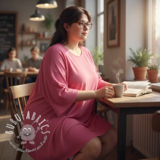 Jersey VISCOSE LYCRA HEAVY pink