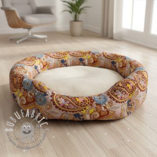 Pelliccia sintetica Paisley digital print