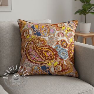 Pelliccia sintetica Paisley digital print