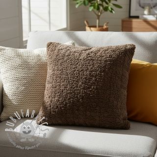 Pelliccia sintetica Curly mocha