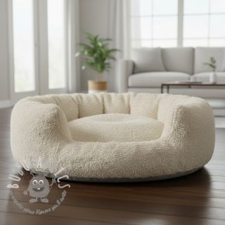 Pelliccia sintetica LUREX SILVER ecru