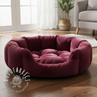 Pelliccia sintetica SMOOTH bordeaux