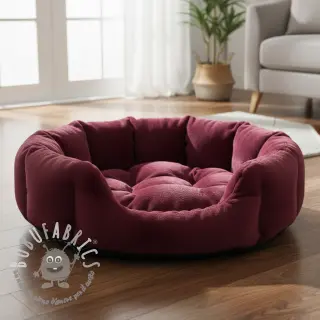 Pelliccia sintetica SMOOTH bordeaux