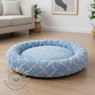 Pelliccia sintetica Tulle MULTI blue shadow