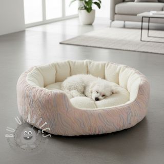 Pelliccia sintetica tulle Powder