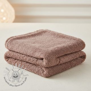 Pelliccia sintetica LUREX SILVER old blush