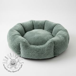 Pelliccia sintetica LUREX SILVER old green
