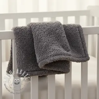 Pelliccia sintetica Curly grey