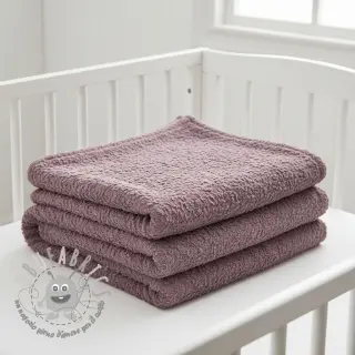 Pelliccia sintetica Curly mauve