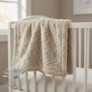 Pelliccia sintetica light sand