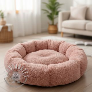 Pelliccia sintetica LUREX SILVER rose