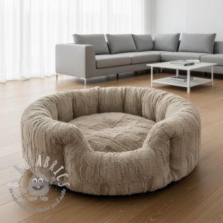 Pelliccia sintetica Lara beige