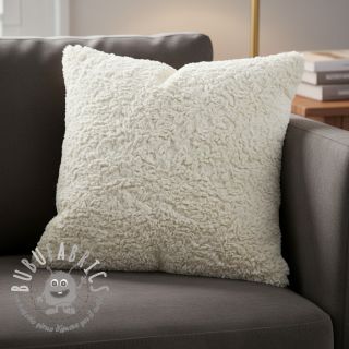 Pelliccia sintetica Curly ecru