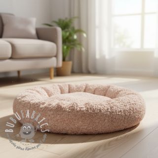 Pelliccia sintetica Curly rose