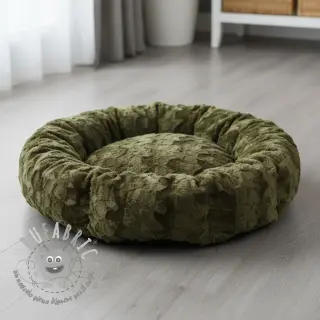 Pelliccia sintetica dark green