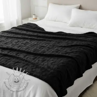 Pelliccia sintetica black